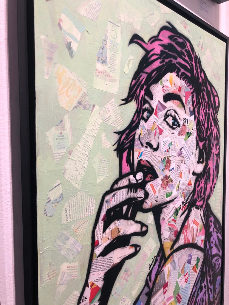 Amy Smith I Woke Up Like This Mixed Media Collage And