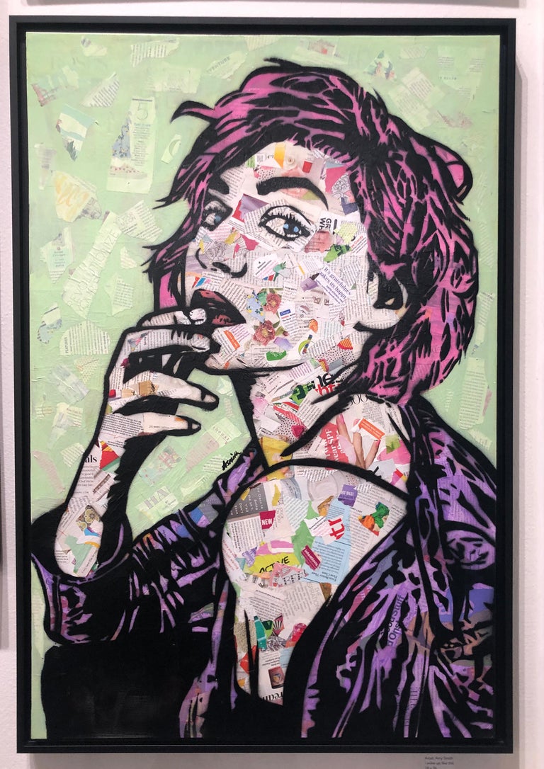 Amy Smith I Woke Up Like This Mixed Media Collage And
