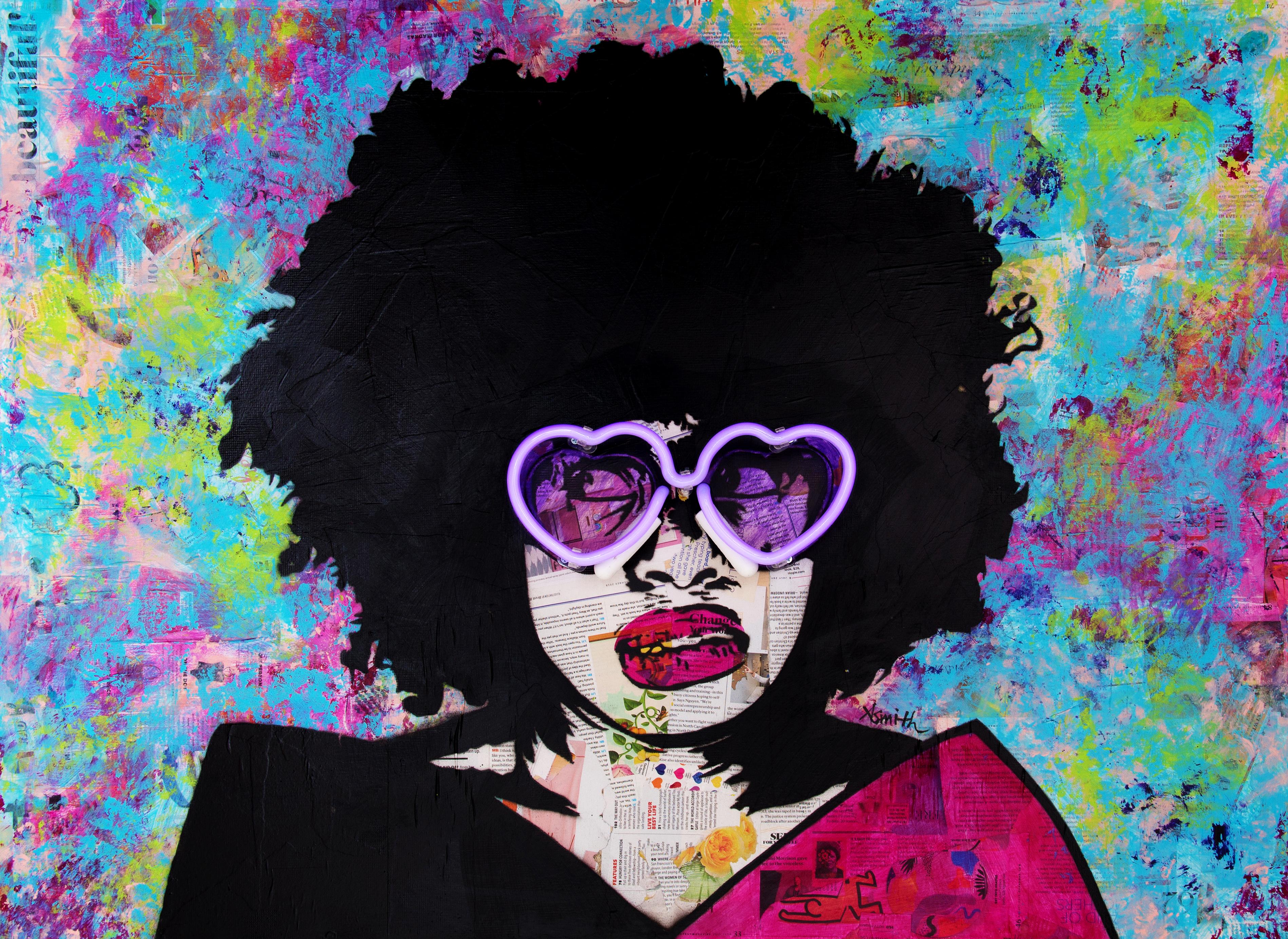 Amy Smith I Woke Up Like This Mixed Media Collage And