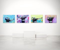 "See and Be Seen"  mixed media magazine collage