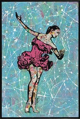 Amy Smith Solo Ballerina Magazine Collage Acrylic And Spray