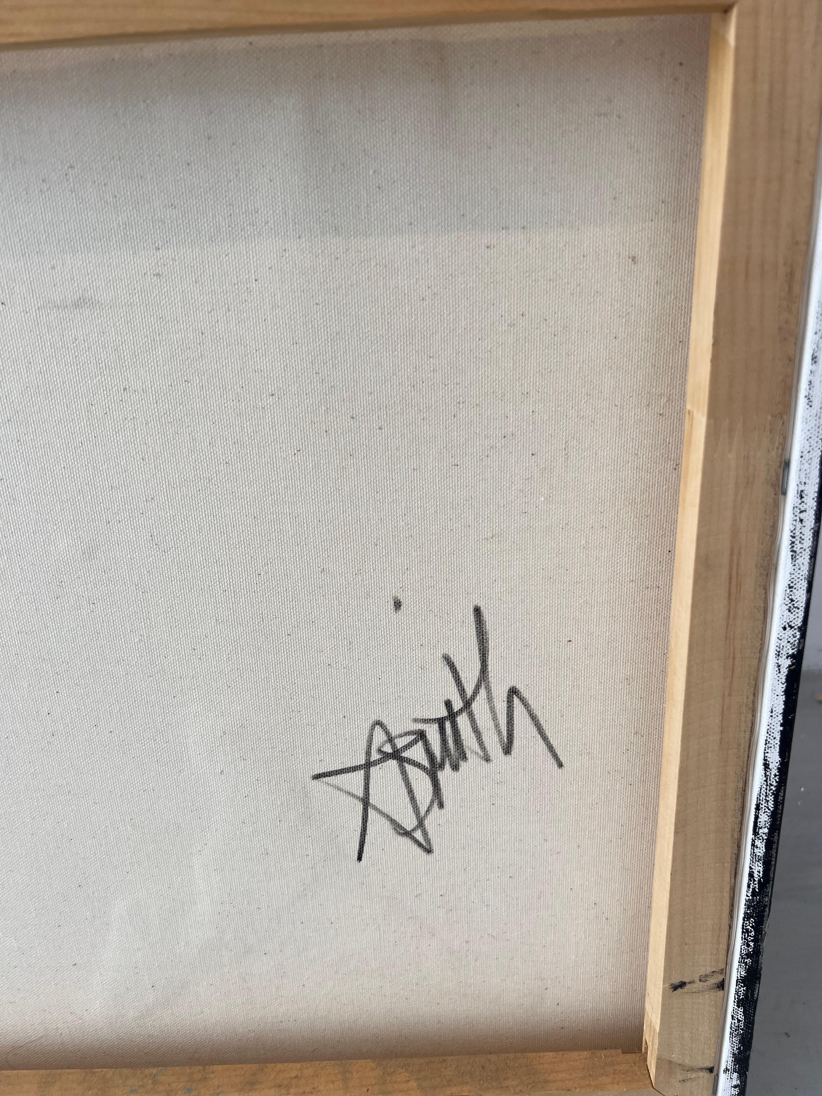El amor vence - acrílico sobre lienzo en venta 4