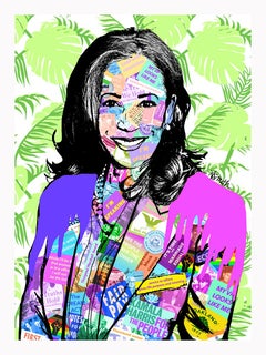 Kamala Harris - Zeitgenössisches POP-Kunstporträt des gewählten Vizepräsidenten