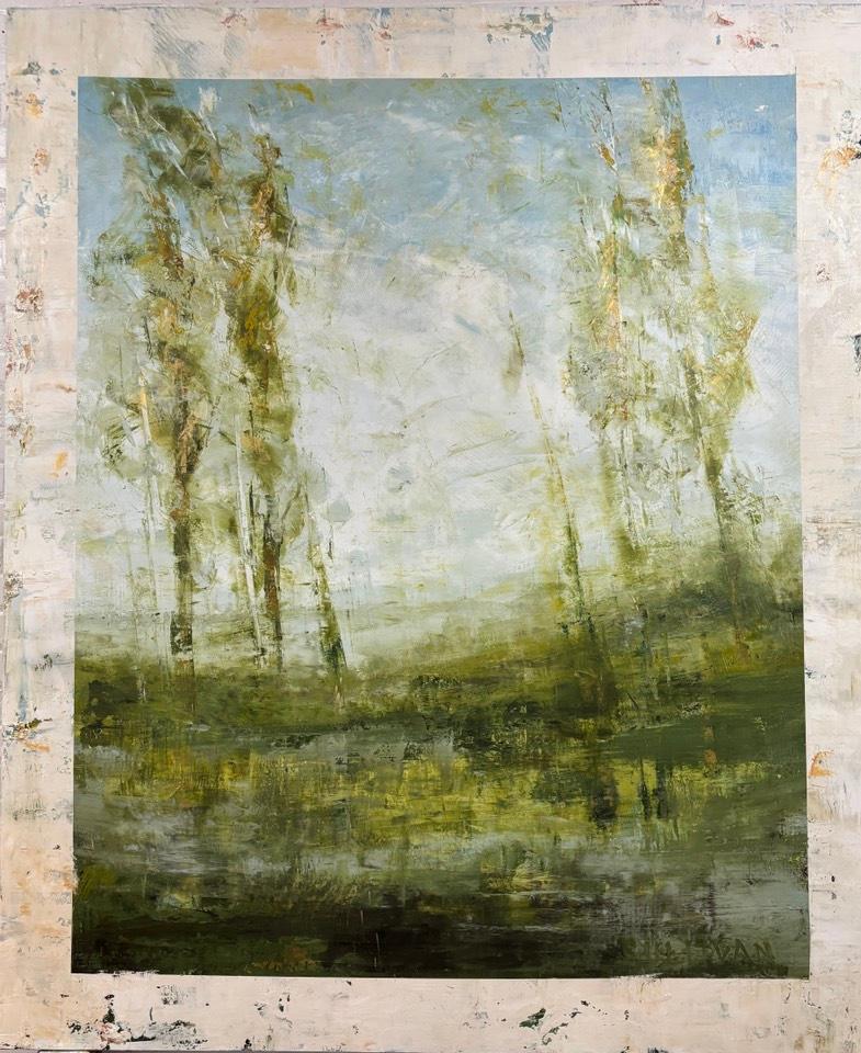 The Lyrics are in the Silence by Amy Sullivan Contemporary Landscape Painting