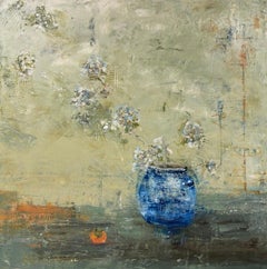 Used The Music I Hear by Amy Sullivan Contemporary Painting with Still Life floral