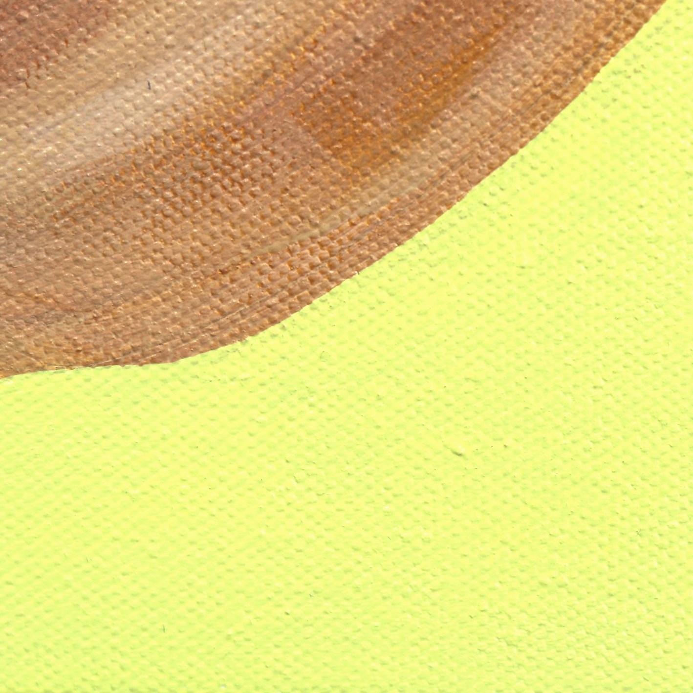 Give Me Joy - Pittura originale surrealista su tela con natura morta vibrante in vendita 5