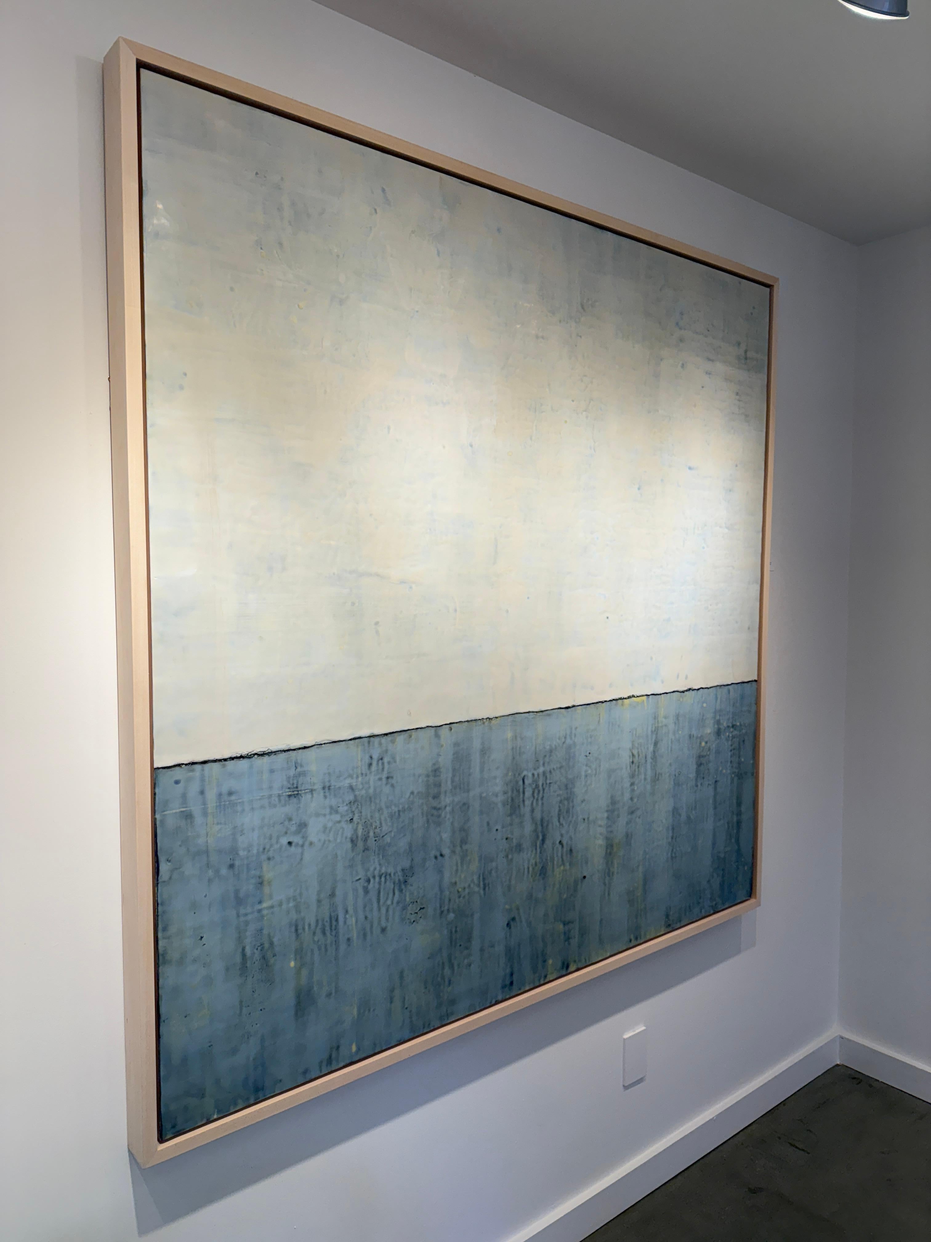 Le désert a soif de mer - Abstrait Painting par Amy Van Winkle