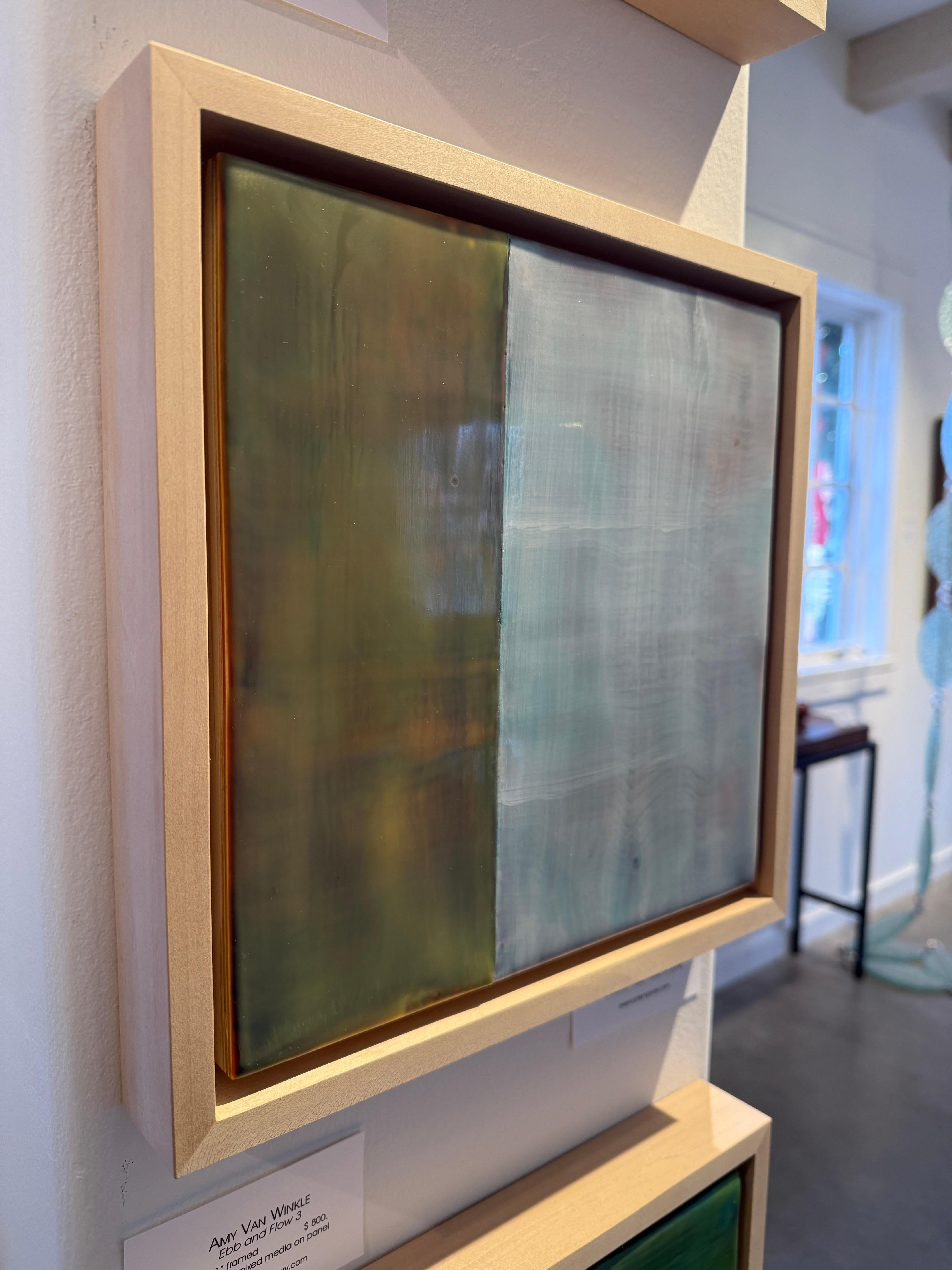 Flusso e riflusso 2 - Painting Astratto di Amy Van Winkle