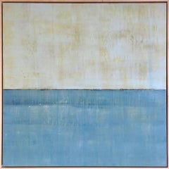 Effervescent - Contemporary Encaustic on Panel, Framed, 2023