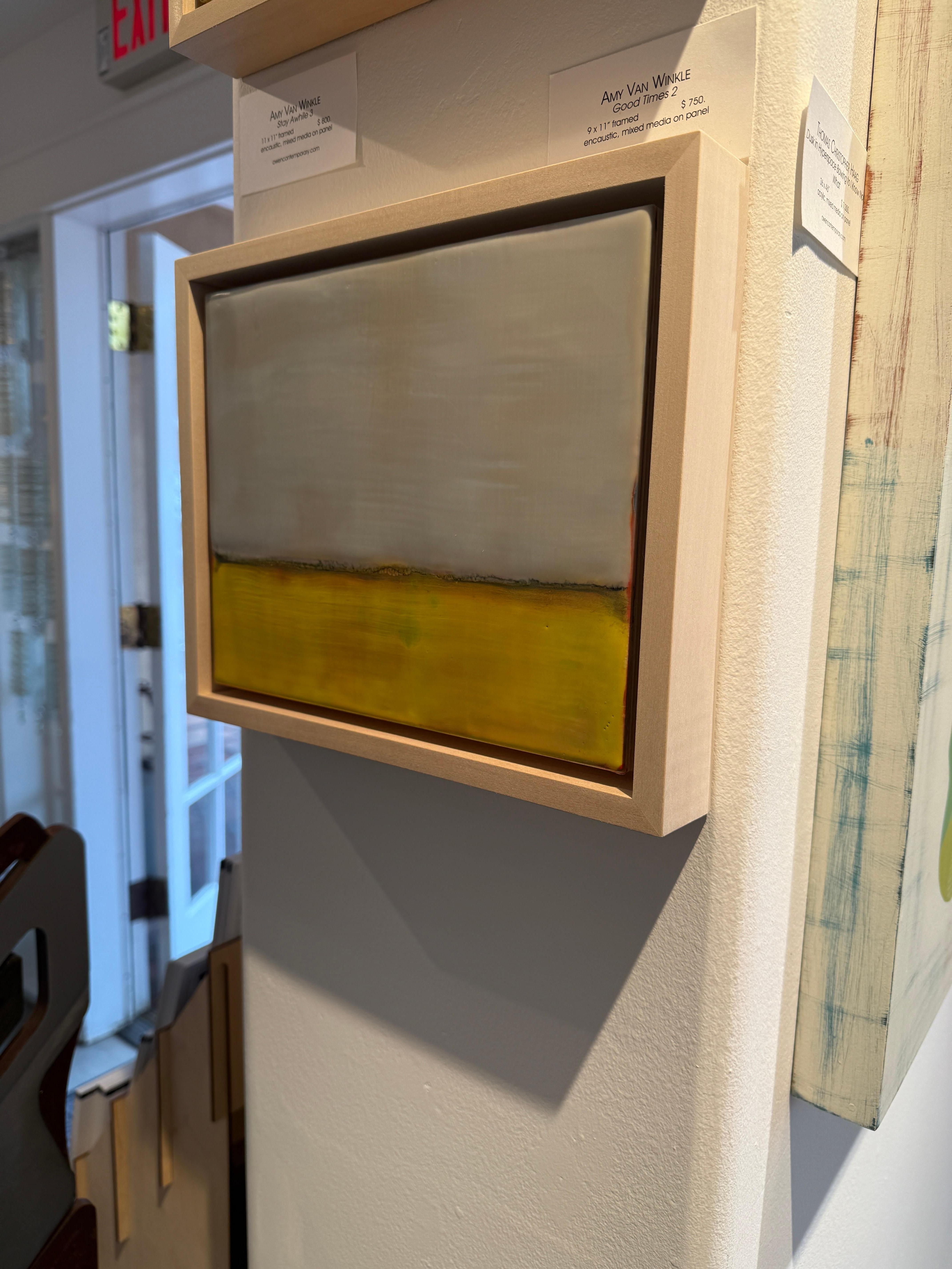 Good Times 2 - Abstract Painting Beige di Amy Van Winkle