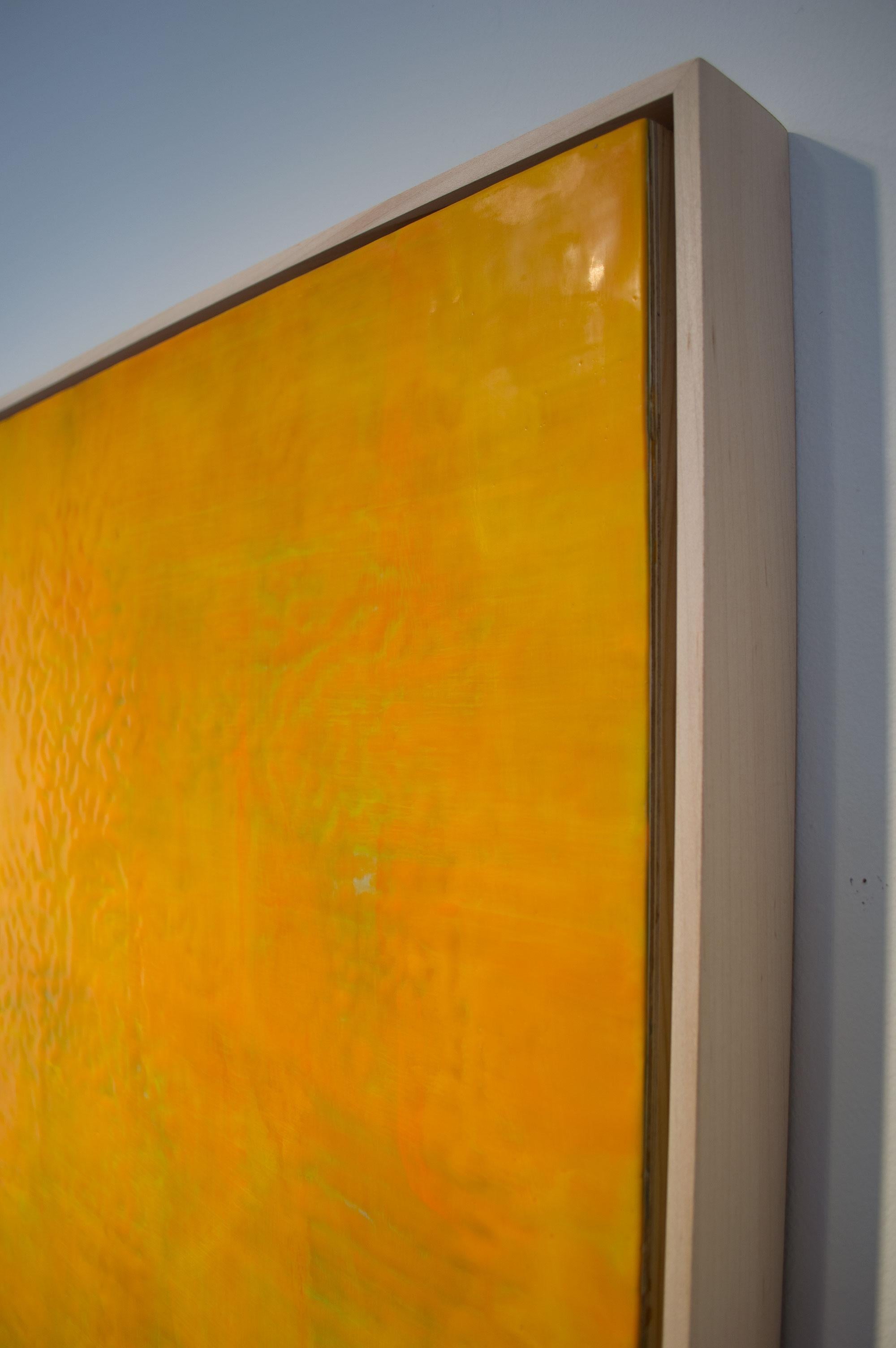 Orange Sky - Abstract Painting by Amy Van Winkle