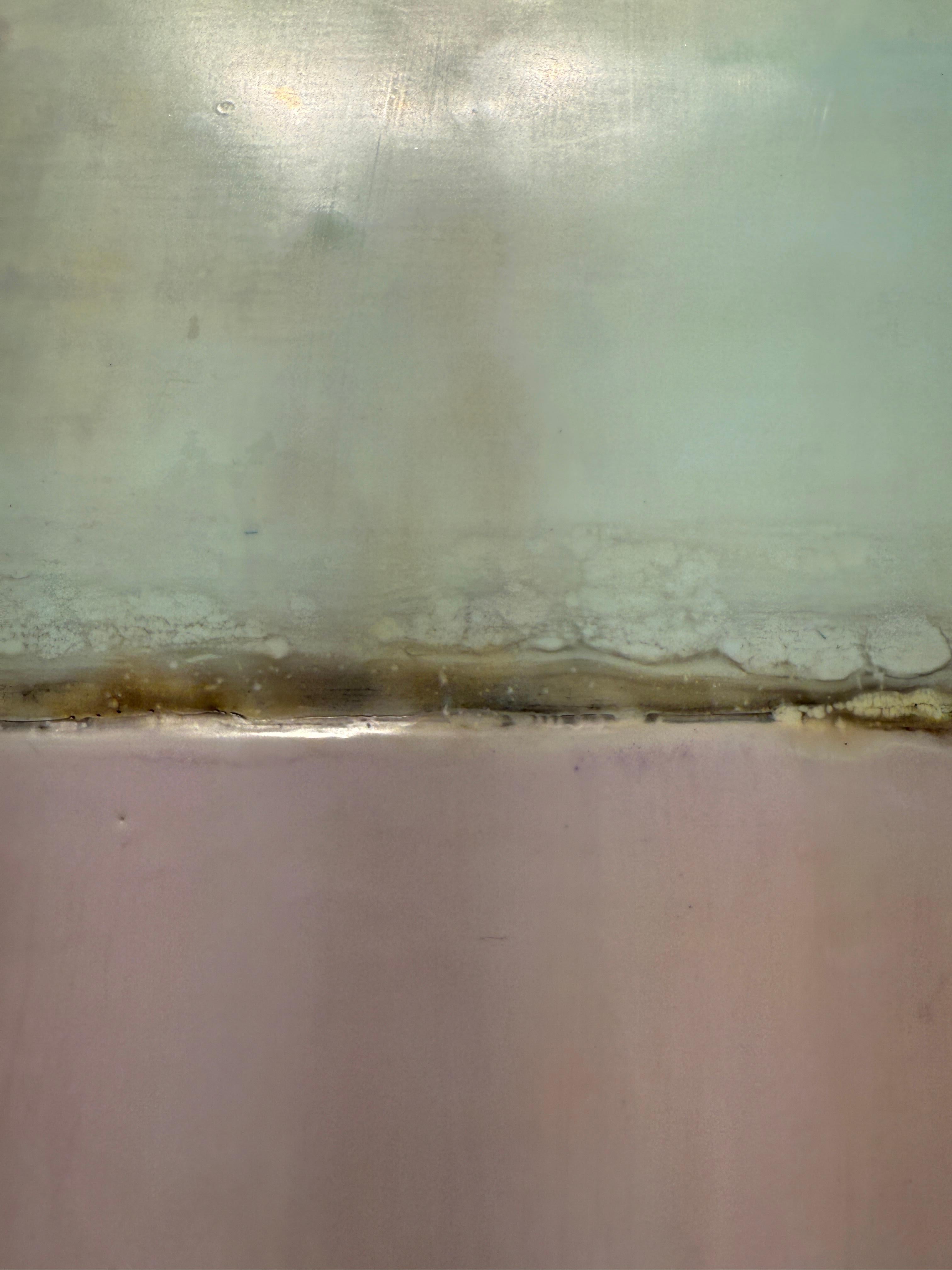 Pure Freude (Grau), Abstract Painting, von Amy Van Winkle