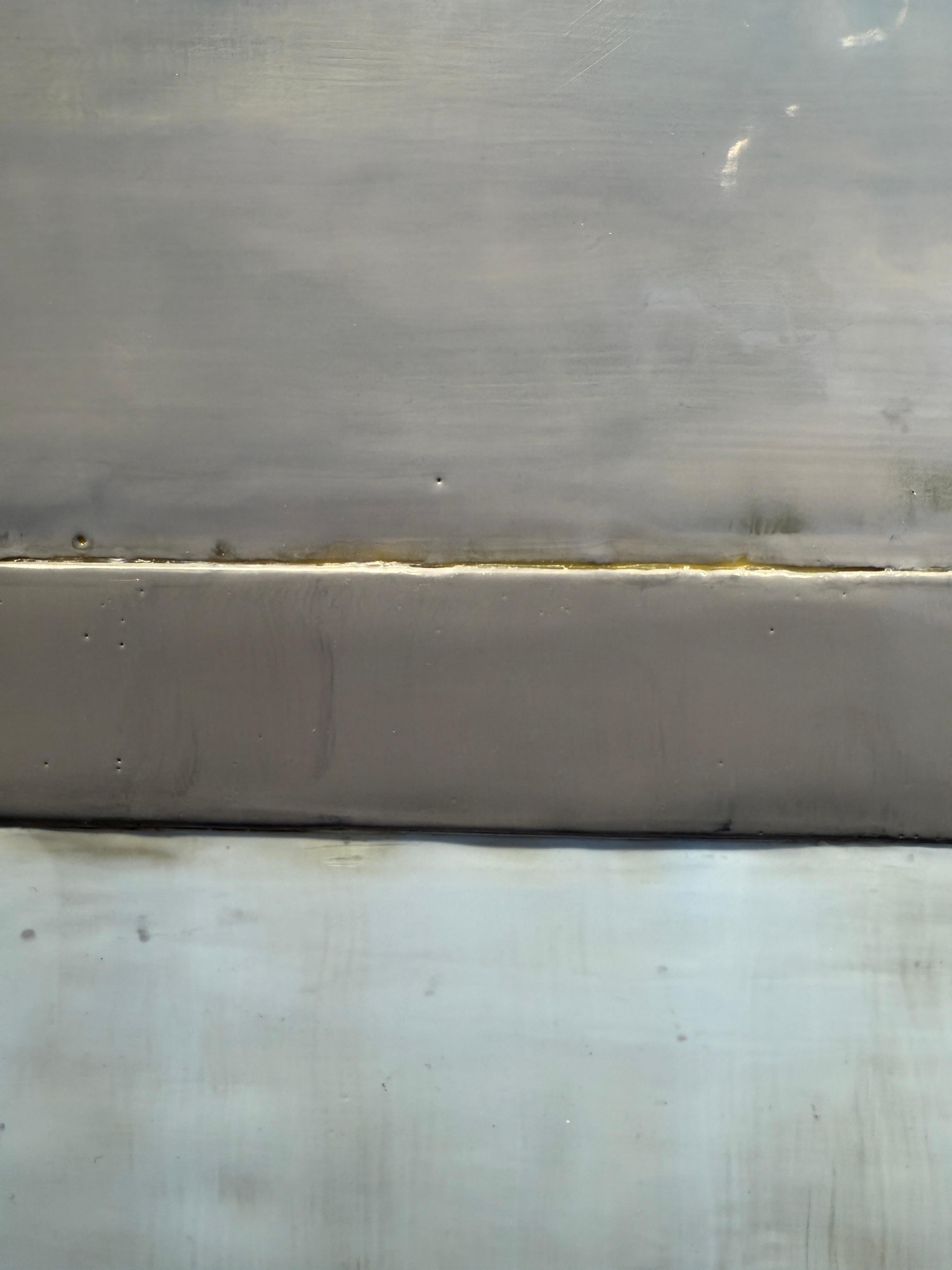 Strahl des Lichts 1 (Blau), Abstract Painting, von Amy Van Winkle