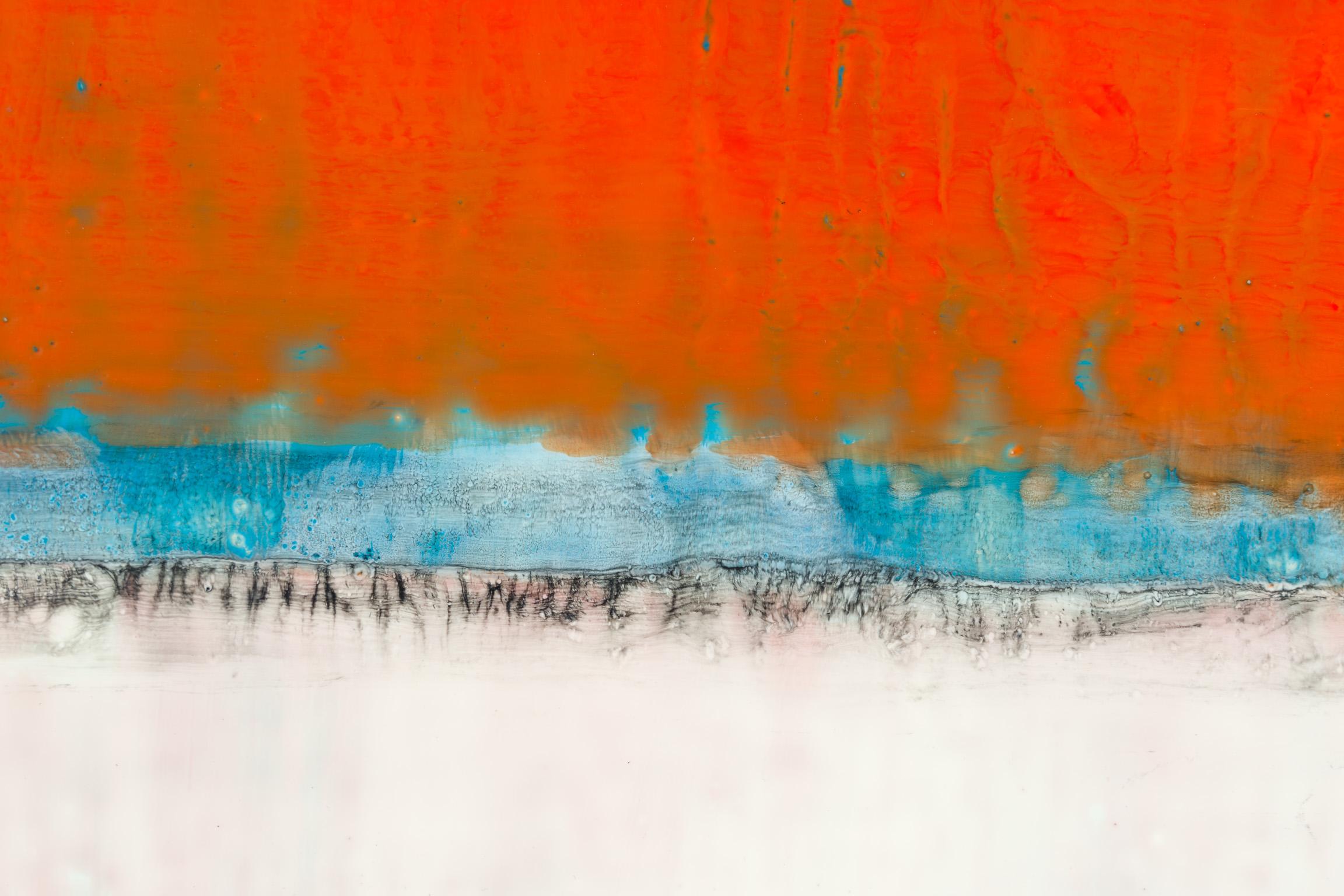 Sense of Space XI (Rot), Abstract Painting, von Amy Van Winkle