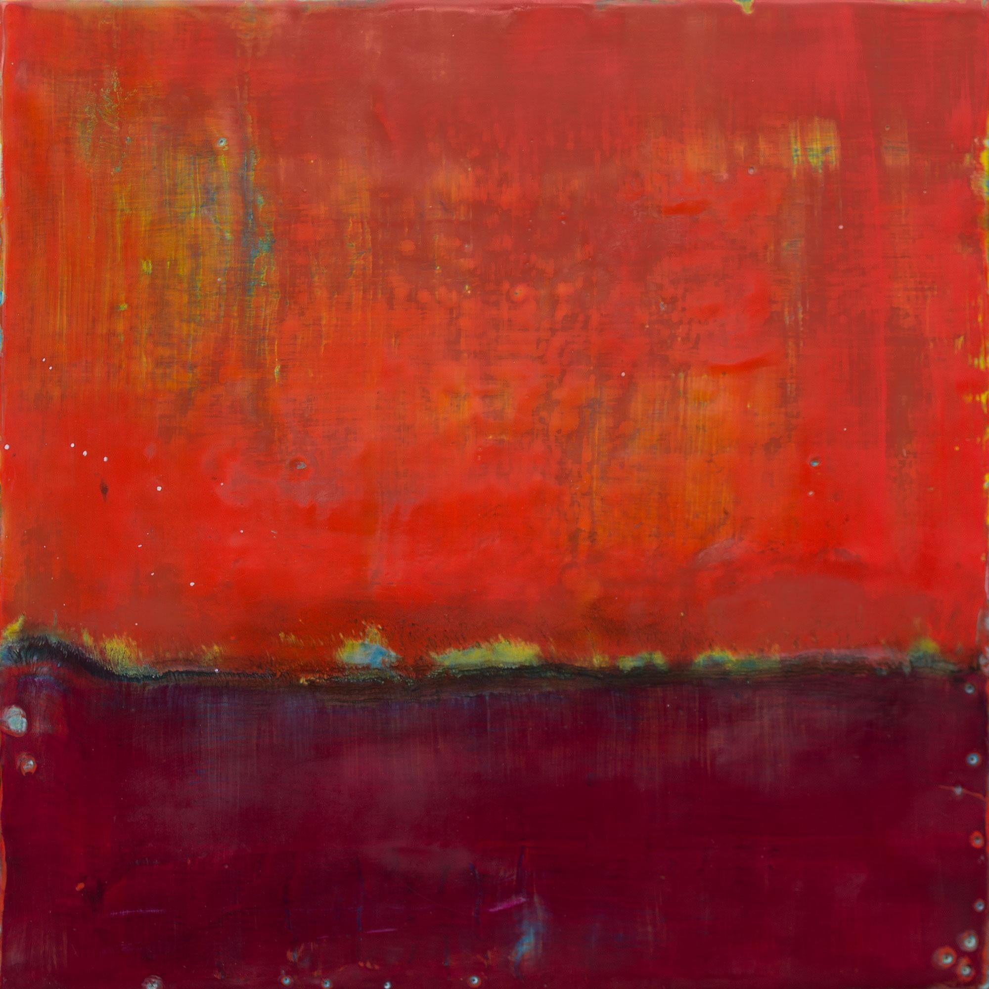 Amy Van Winkle Abstract Painting - Sunset Santa Fe