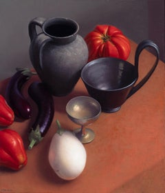 Still Life with Etruscan Cup and White Eggplant