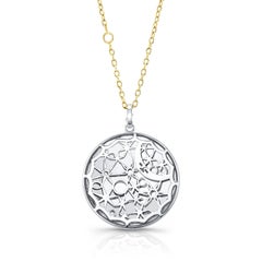 Amy Y 18K Gold, Diamond, Enamel Contemporary Pendant Necklace Leo Zodiac 'Noah'