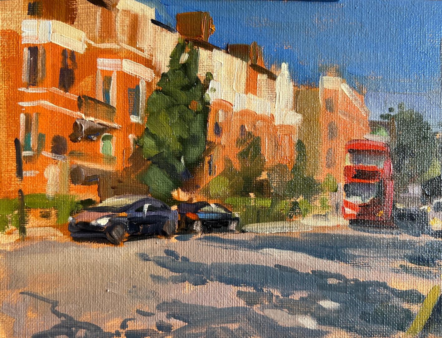 Beaufort Street - original cityscape impressionism - contemporary art