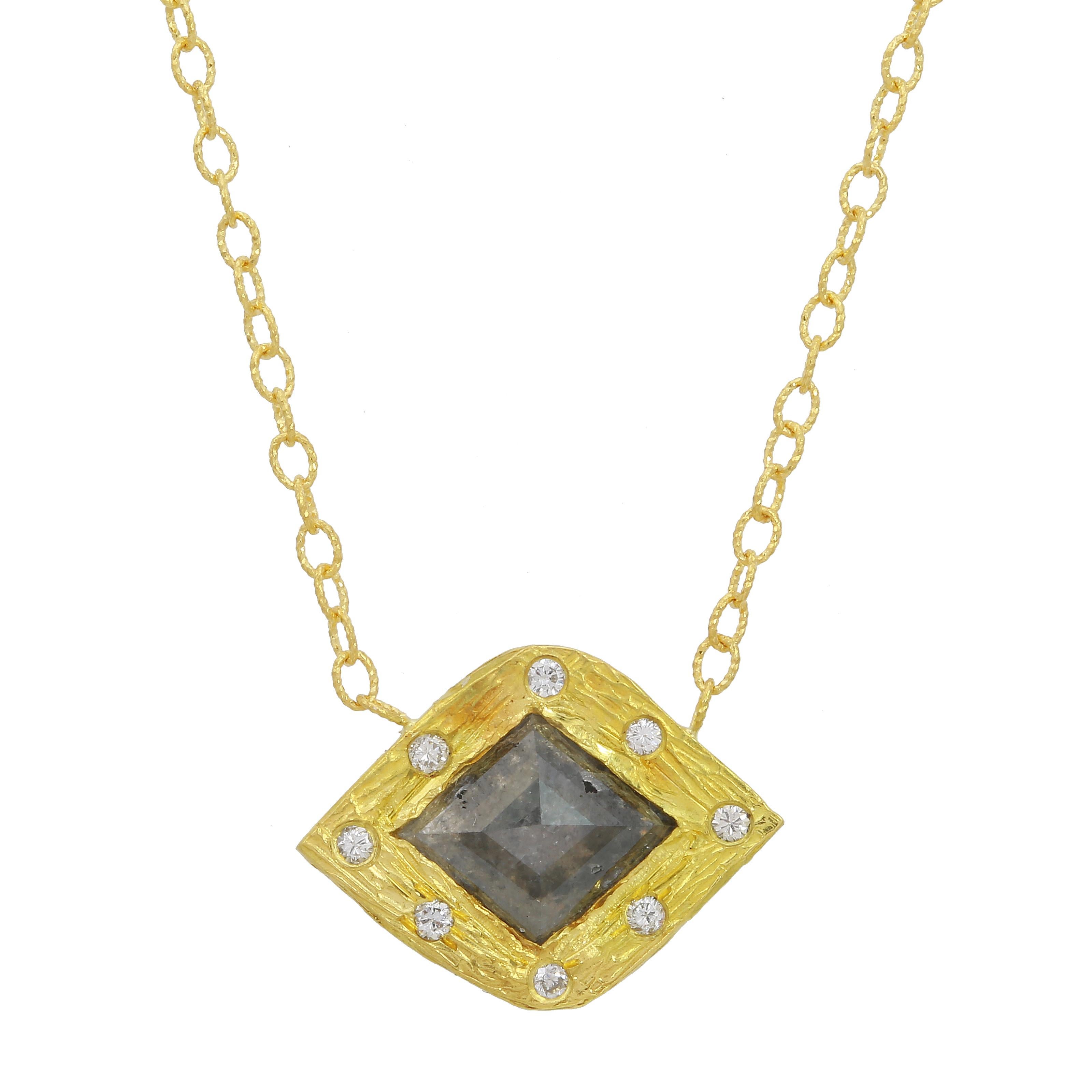 H Ajoomal Mother And Baby Elephant Necklace In Rose And Yellow 18k Gold 