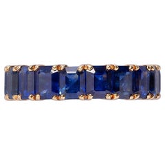 18 Carat Gold and Sapphire Boucheron Eternity Ring