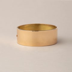 Bracciale largo antico in oro 18 carati