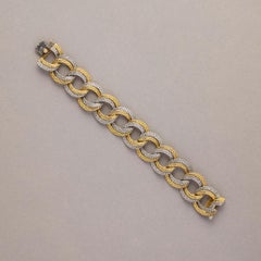 Georges Lenfant Bracelet bicolore en or 18 carats