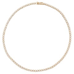 An 18 Carat Gold Bulgari Necklace with Diamonds