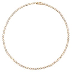 Vintage An 18 Carat Gold Bulgari Necklace with Diamonds