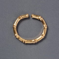 Un bracciale Cartier Bamboo in oro 18 carati