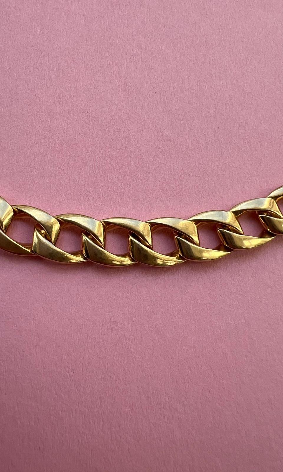 Women's or Men's An 18 Carat Gold Cartier Necklace For Sale
