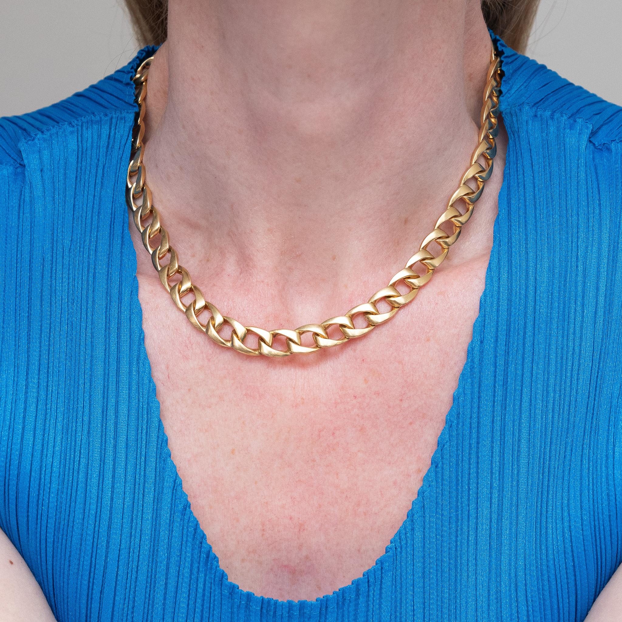 An 18 Carat Gold Cartier Necklace 1