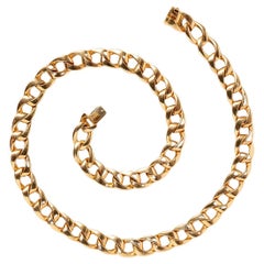 Vintage An 18 Carat Gold Cartier Necklace