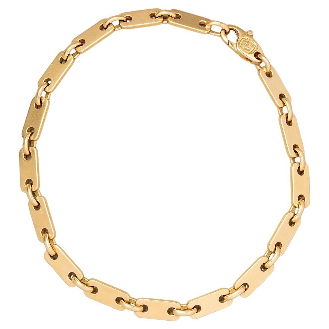 An 18 Carat Gold Tab Link Cartier Bracelet