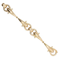Ein 18 Karat Gold Weingrill Schnaffle oder Pferd Bit-Armband