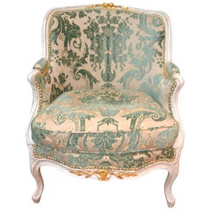 fauteuil gondole Louis XV du XVIIIe siècle d'après un modèle de Gourdin