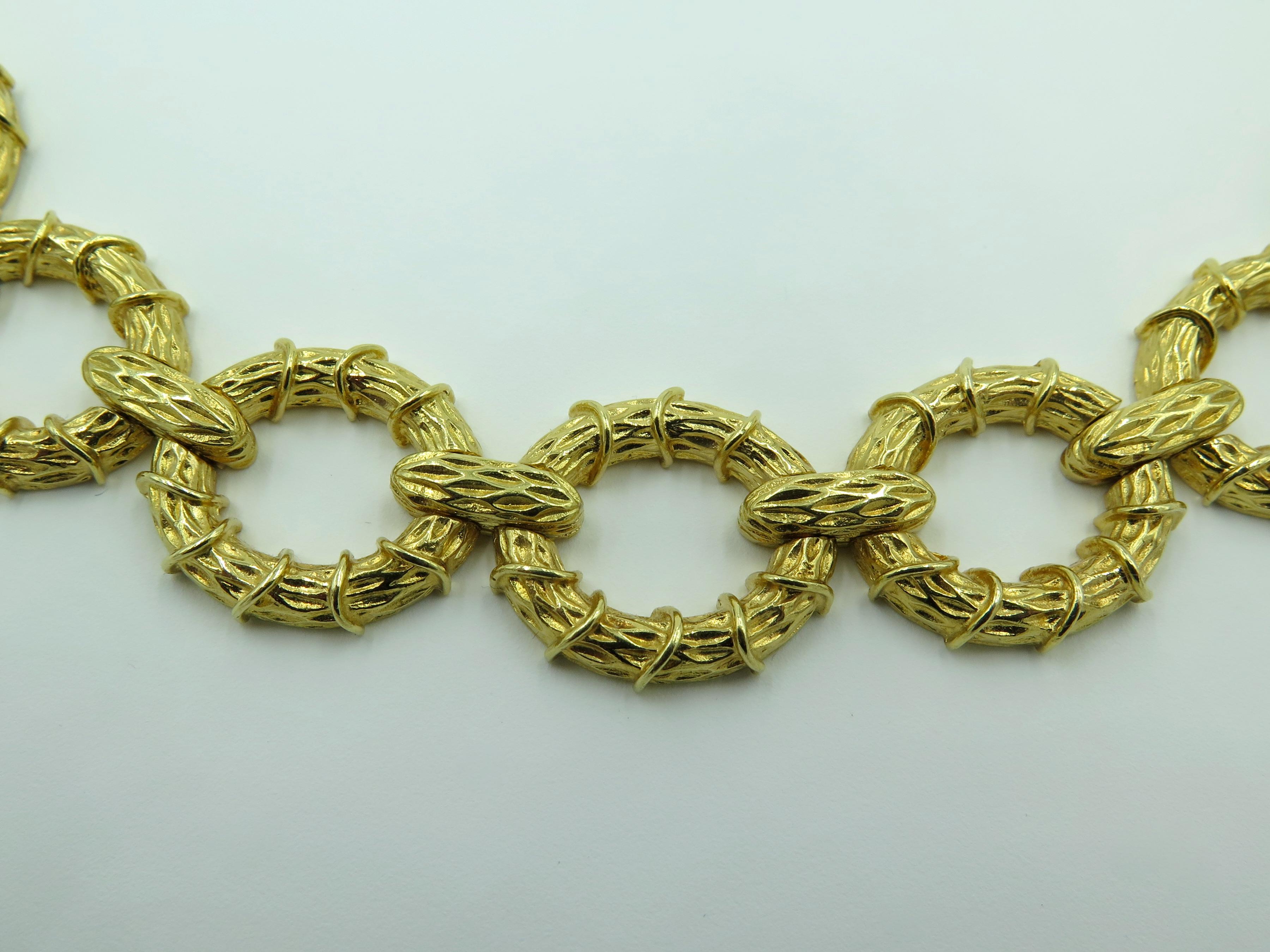 Women's or Men's 18 Karat Yellow Gold Necklace
