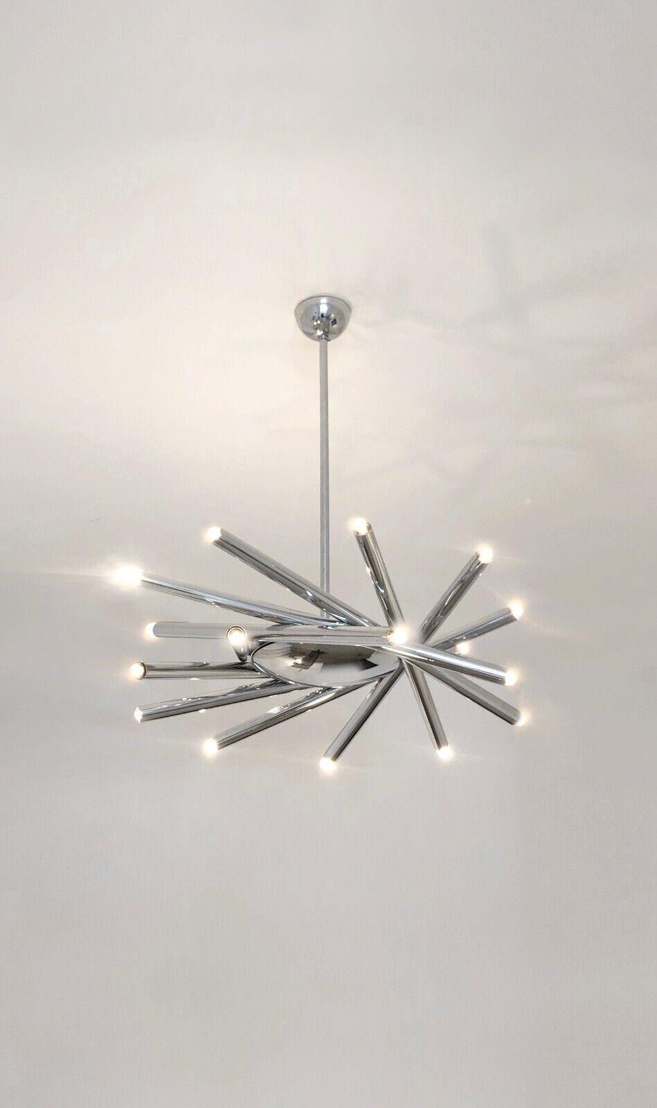 Fin du 20e siècle AND Lights RADICAL SPACE-AGE POST-MODERN CEILING FIXTURE by STILNOVO Italy 1970 en vente