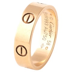 An 18ct Gold Love Ring By Cartier