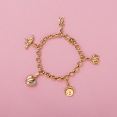 An 18k Cartier Charm Bracelet