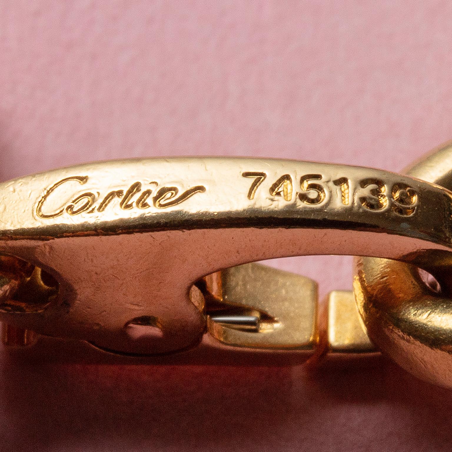 Una pulsera de dijes Cartier de 18 quilates en Excelente estado para la venta en Amsterdam, NL