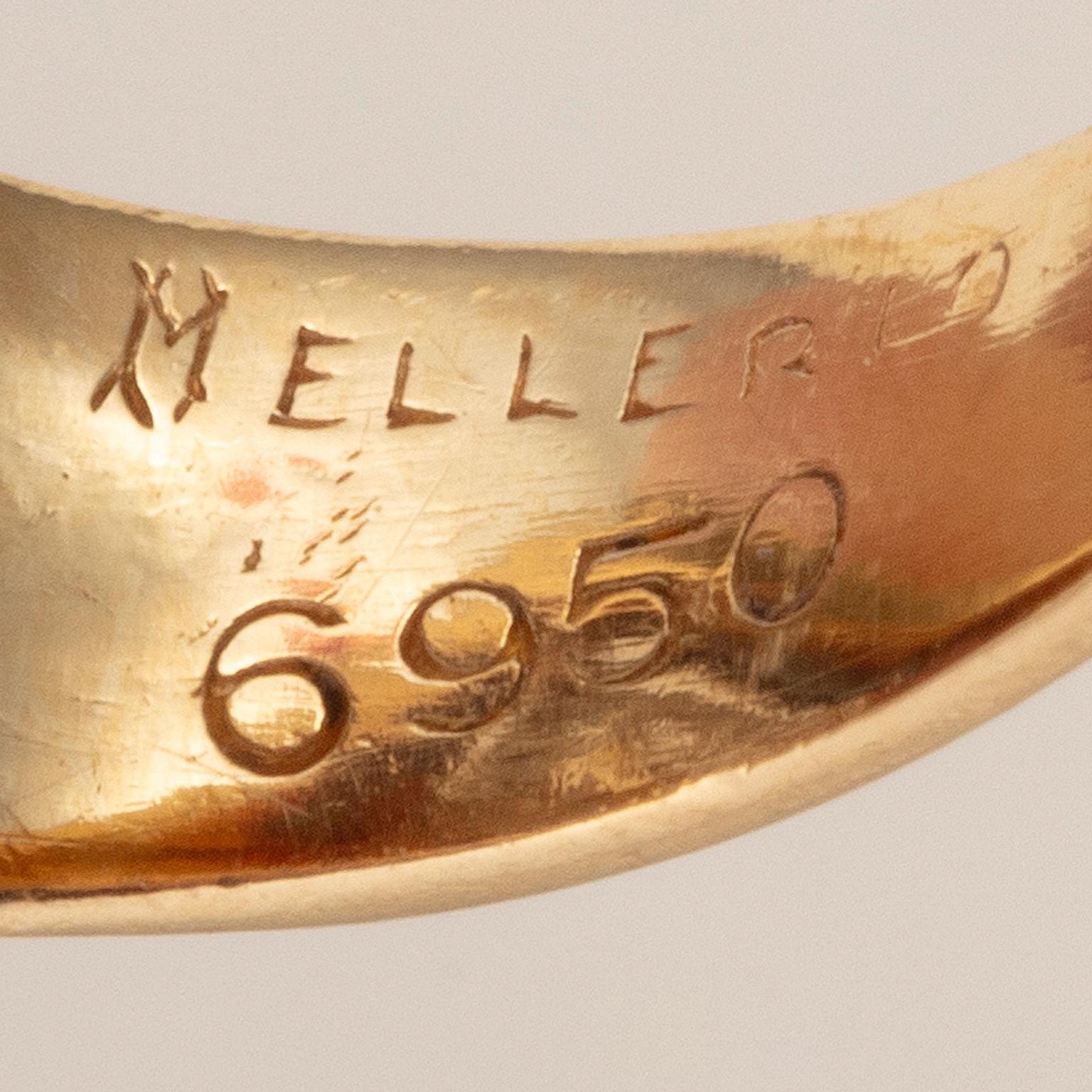 An 18k Gold and Diamond Mellerio Tartelette Ring For Sale 3