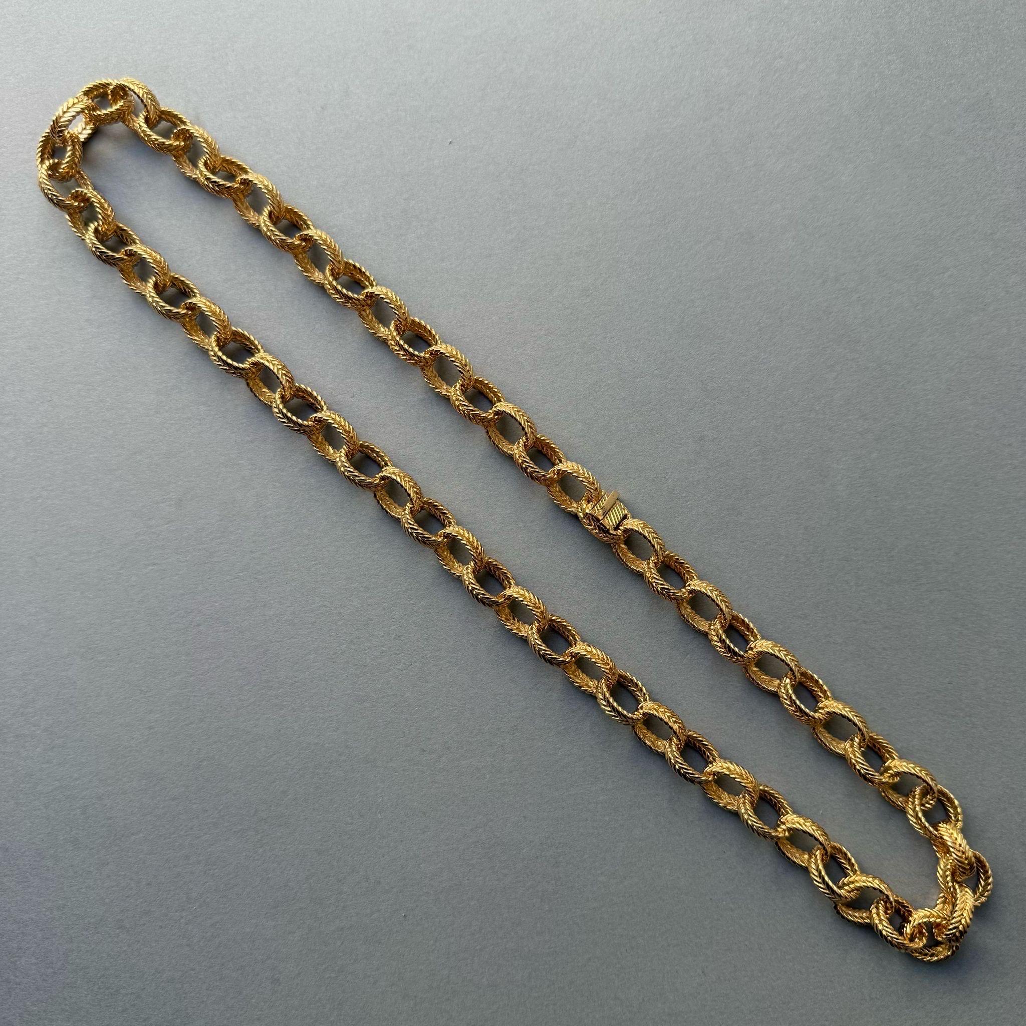 Una catena A Link di Boucheron in oro 18 ct. in vendita 6