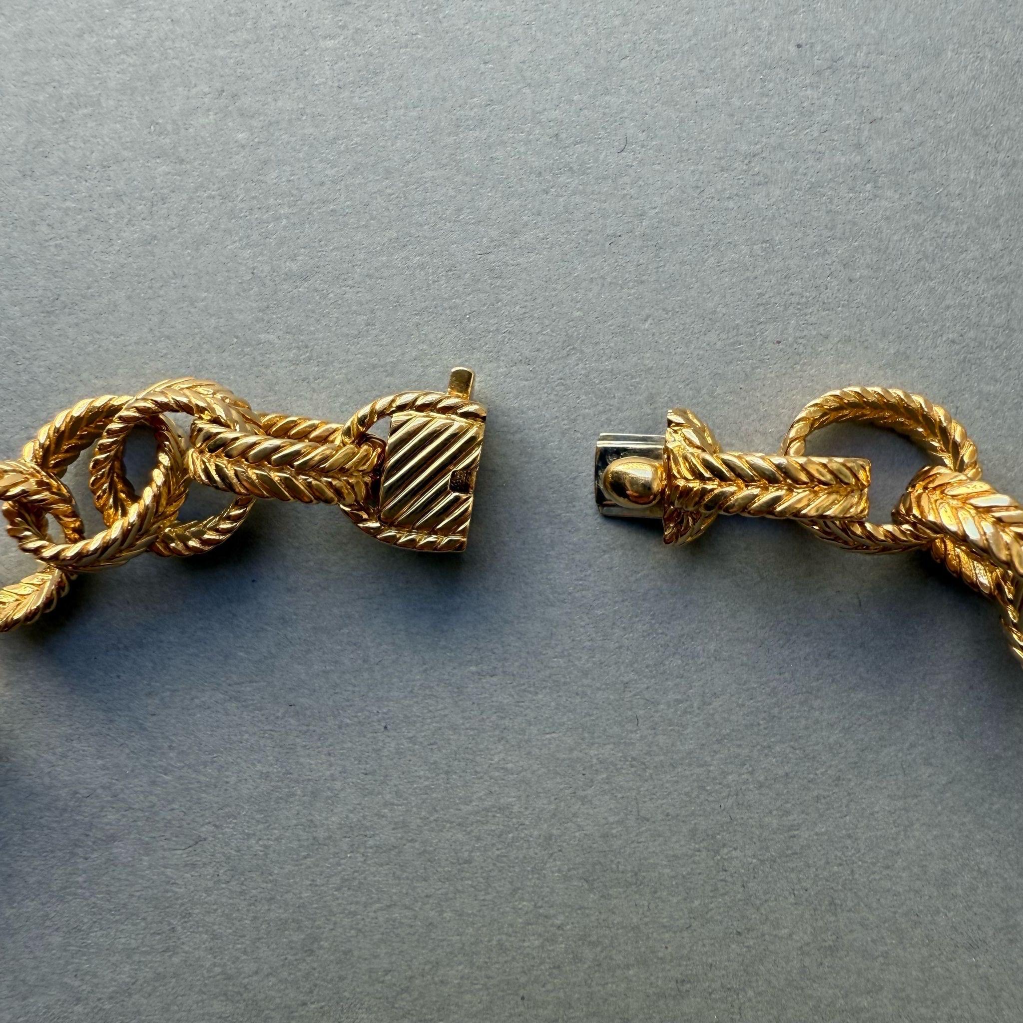 Una catena A Link di Boucheron in oro 18 ct. In condizioni buone in vendita a Amsterdam, NL