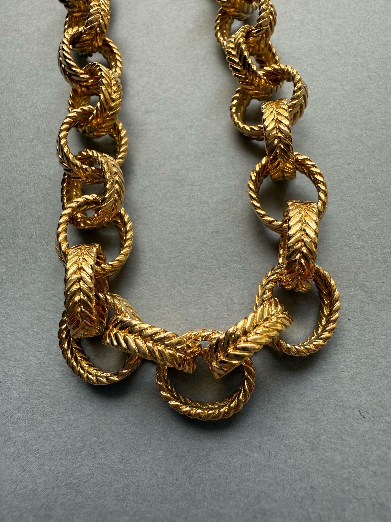 da uomo o donna Una catena A Link di Boucheron in oro 18 ct. in vendita