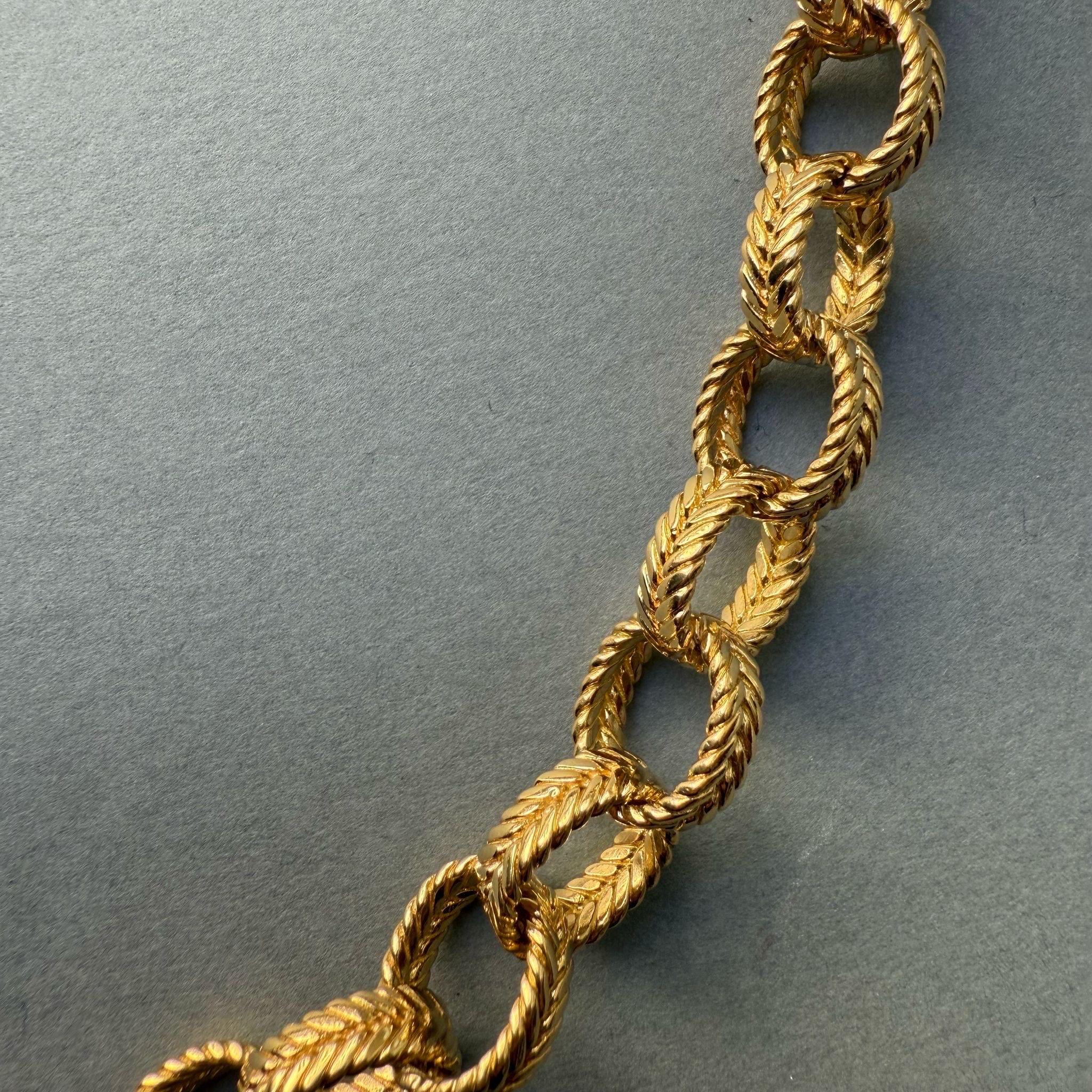 Una catena A Link di Boucheron in oro 18 ct. in vendita 2