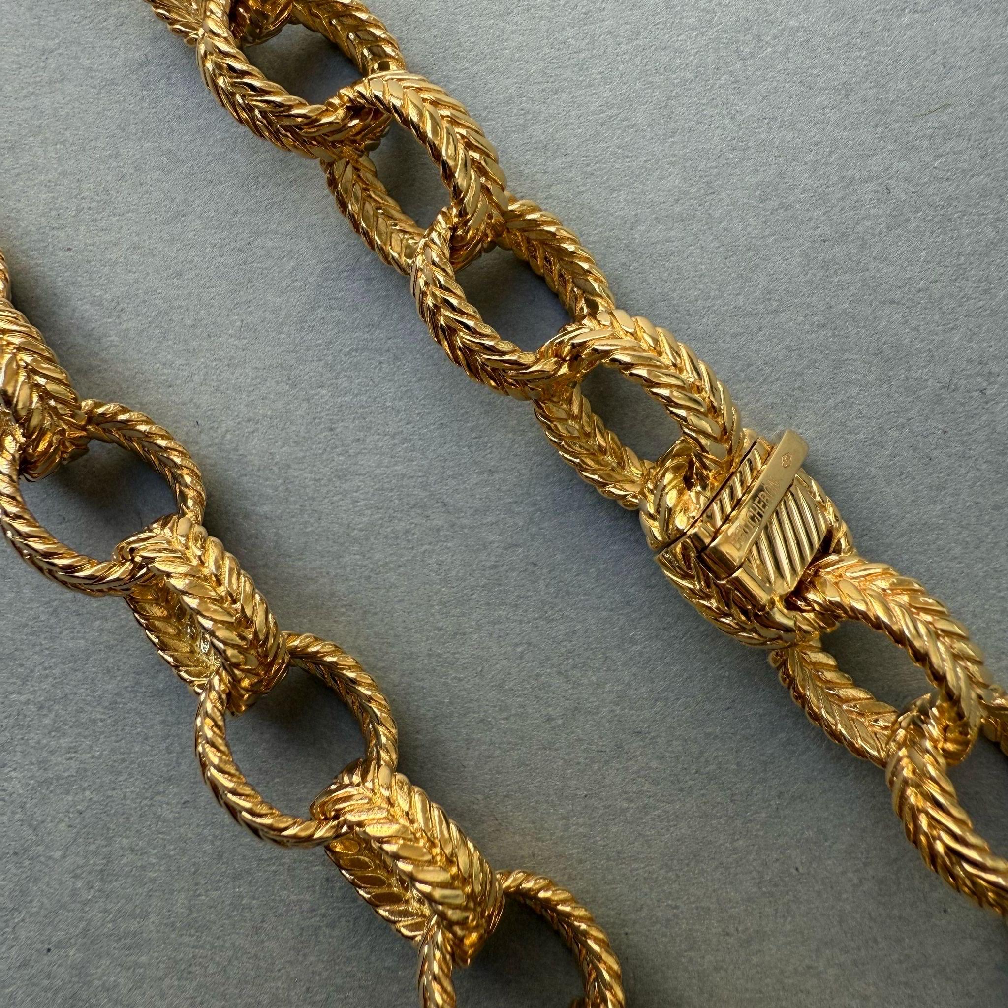 Una catena A Link di Boucheron in oro 18 ct. in vendita 3