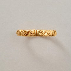 An 18k Gold BULGARI Doppio Cuore Bangle