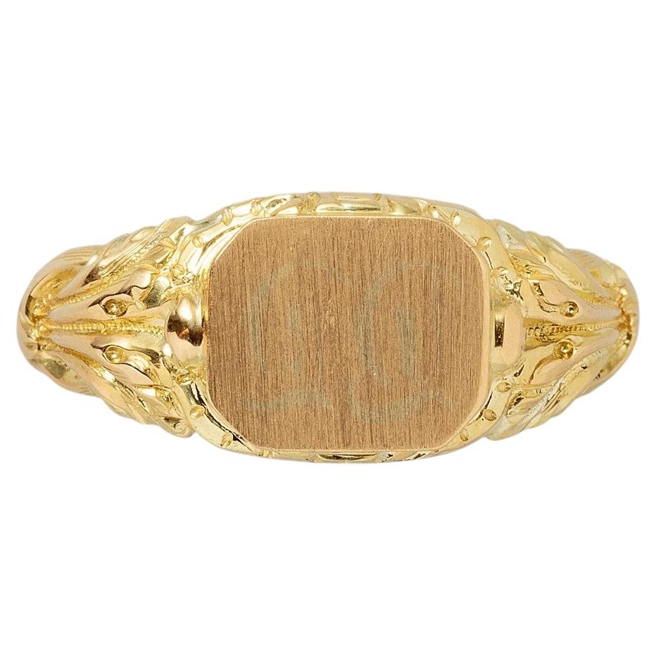 What is the history of a signet ring?