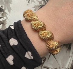 An 18k Gold 'Herisson' Van Cleef & Arpels Bracelet