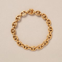 An 18K Gold Mariner Link Cartier Bracelet